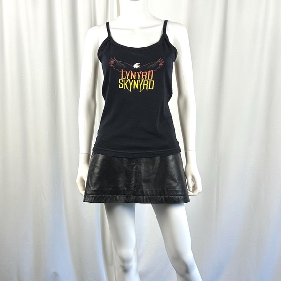 Vintage 1990’s 2000’s Lynyrd Skynyrd Black + Yellow + Orange Flying Eagle - M - Picture 9 of 9